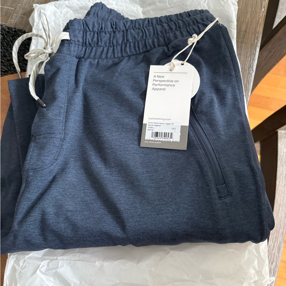 Vuori Azure Heather Jogger Pants BRAND NEW